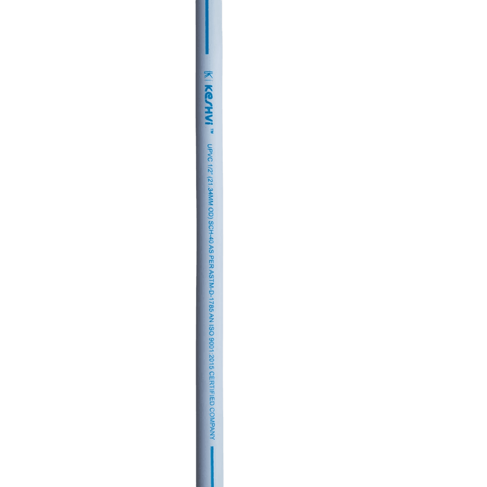 UPVC 1:2" (21.34MM OD) SCH-40 Pipe